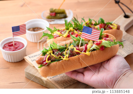 ホットドッグ 113885148