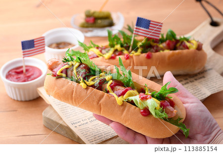 ホットドッグ 113885154