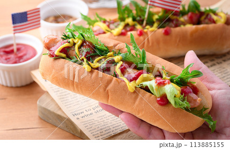 ホットドッグ 113885155