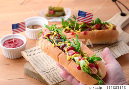 ホットドッグ 113885158