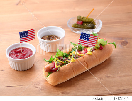 ホットドッグ 113885164