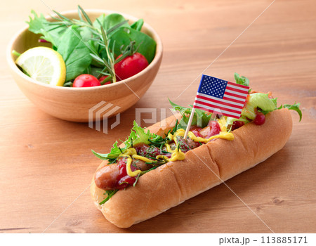 ホットドッグ 113885171