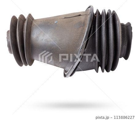 Rubber corrugation for sealing the steering cardan in the car body to protect against dirt and noise. Rubber corrugation for sealing the steering cardan in the car body to protect against dirt and noise. 113886227