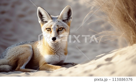 野生のベンガルギツネ 113886376