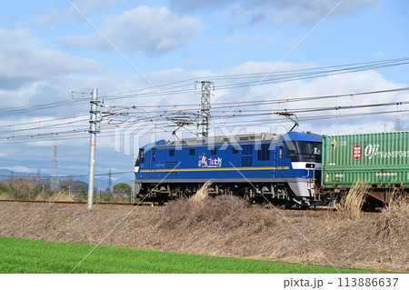 JR琵琶湖線を走るEF210桃太郎002 JR琵琶湖線を走るEF210桃太郎002 113886637