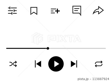 アプリケーションのアイコンやインターフェイス 113887924