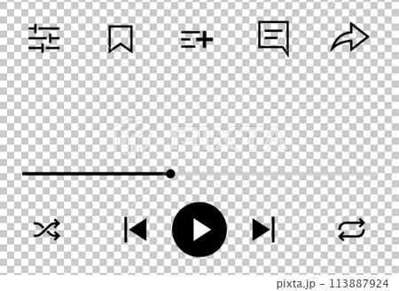 アプリケーションのアイコンやインターフェイス 113887924