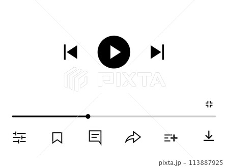 アプリケーションのアイコンやインターフェイス 113887925