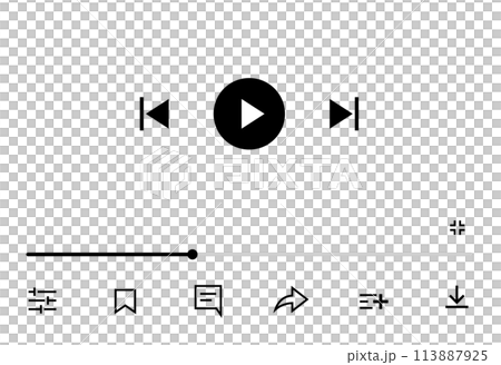 アプリケーションのアイコンやインターフェイス 113887925