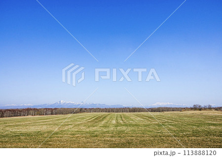 青空と道東らしい風景 青空と道東らしい風景 113888120
