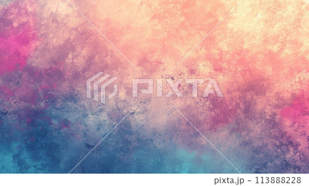 Rainbow abstract watercolor background 113888228