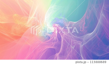 Colorful smoke background. Abstract wallpaper 113888689