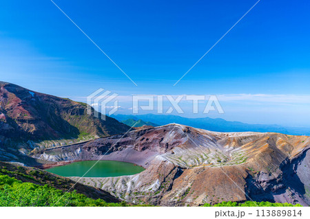 【山岳素材】蔵王のお釜【宮城県】 【山岳素材】蔵王のお釜【宮城県】 113889814