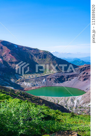 【山岳素材】蔵王のお釜【宮城県】 113889820