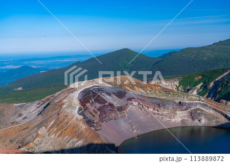 【山岳素材】蔵王のお釜【宮城県】 【山岳素材】蔵王のお釜【宮城県】 113889872