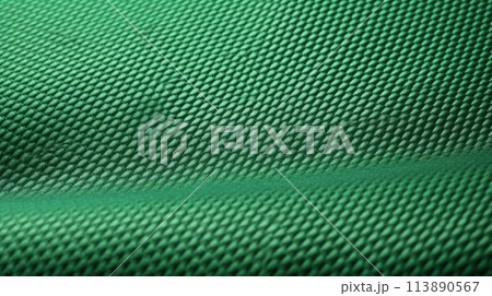 Green soccer fabric texture with air mesh. Athletic wear backdrop Green soccer fabric texture with air mesh. Athletic wear backdrop 113890567