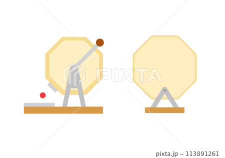 ガラポン抽選器のイラスト 福引 抽選会 ガラガラ イベントツール くじ 当選のイラスト素材 [113891261] - PIXTA