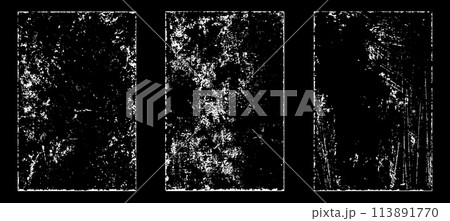 Black and white grunge. Distress overlay texture. Abstract surface dust and rough dirty wall background concept. Distress illustration simply place over object to create grunge effect. Vector EPS10. Black and white grunge. Distress overlay texture. Abstract surface dust and rough dirty wall background concept. Distress illustration simply place over object to create grunge effect. Vector EPS10. 113891770
