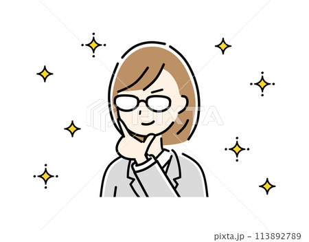 自信満々のビジネスウーマン 自信満々のビジネスウーマン 113892789