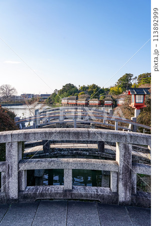 八条ヶ池　湖畔の錦水亭（京都府長岡京市） 113892999
