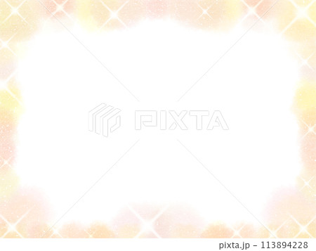 水彩タッチ　フレーム　 113894228