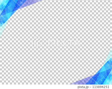 水彩タッチ フレーム 背景素材 水彩タッチ フレーム 背景素材 113894251