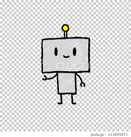 Simple robot (smile) Simple robot (smile) 113895071