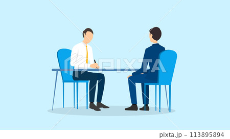 面接　男性 113895894