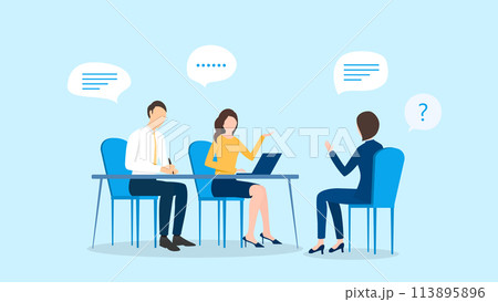 面接イメージ 面接イメージ 113895896