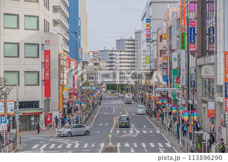 津田沼駅北口 ぶらり東通り津田沼駅～新津田沼駅 メインストリート 113896290