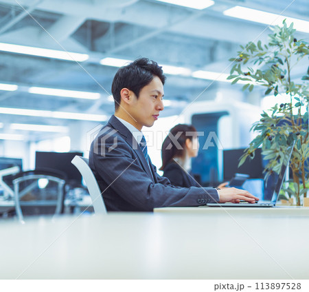 オフィスのビジネスシーン 113897528