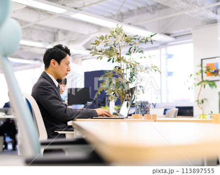 オフィスのビジネスシーン 113897555
