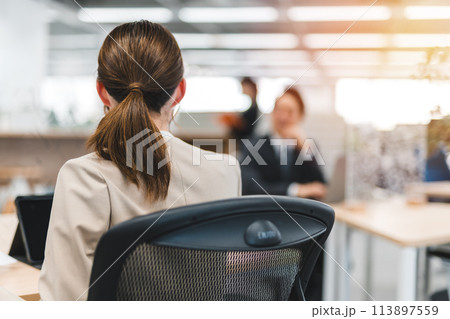 オフィスのビジネスシーン 113897559