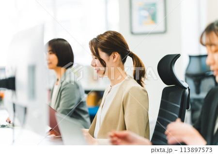 オフィスのビジネスシーン 113897573
