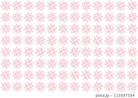 花柄の背景　素材 113897584