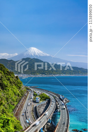 薩埵峠からの富士山の眺望 薩埵峠からの富士山の眺望 113899050