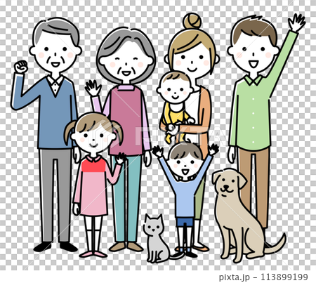 Family three generations 113899199