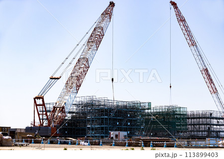 荒川第二調節池工事 クローラークレーン 荒川第二調節池工事 クローラークレーン 113899403