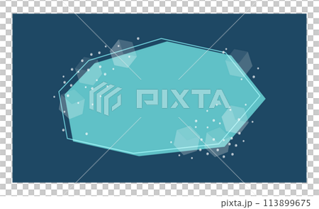 A cool background illustration with an ice frame 113899675