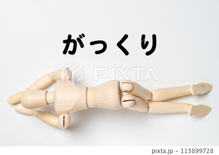 がっくりするデッサン人形 113899728