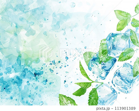 アイス氷炭酸水　Generative AI 113901389