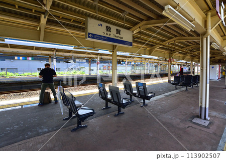 北陸本線の敦賀駅から米原駅までの車窓風景(2022年夏) 北陸本線の敦賀駅から米原駅までの車窓風景(2022年夏) 113902507