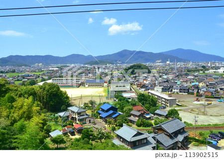 北陸本線の敦賀駅から米原駅までの車窓風景(2022年夏) 113902515