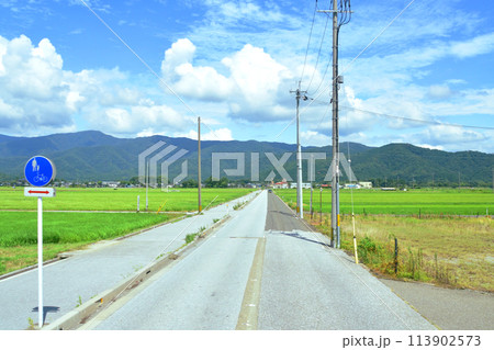 北陸本線の敦賀駅から米原駅までの車窓風景(2022年夏) 113902573
