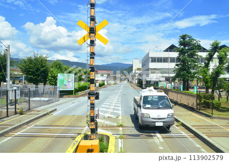 北陸本線の敦賀駅から米原駅までの車窓風景(2022年夏) 113902579