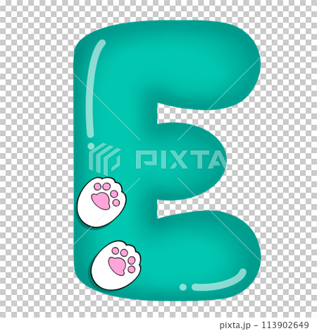 E font cat paw 113902649
