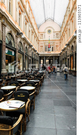 ヨーロッパ最古のアーケード、ベルギー・ブリュッセルのギャルリー・サンチュベール 113903571