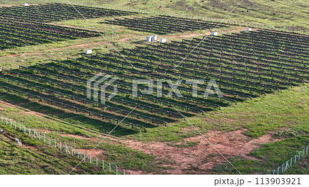 solar energy plant in rural area solar energy plant in rural area 113903921