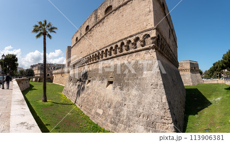 Medieval Swebian castle in downtown Bari, Italy Medieval Swebian castle in downtown Bari, Italy 113906381