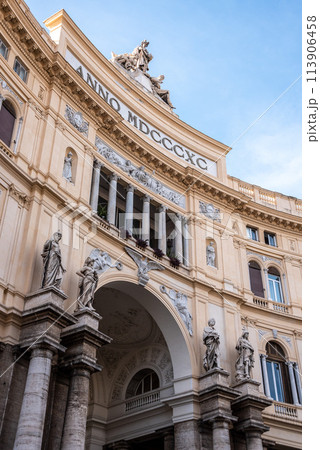 Gallery Umberto I in Naples, built in the Art Nouveau design, Italy 113906458